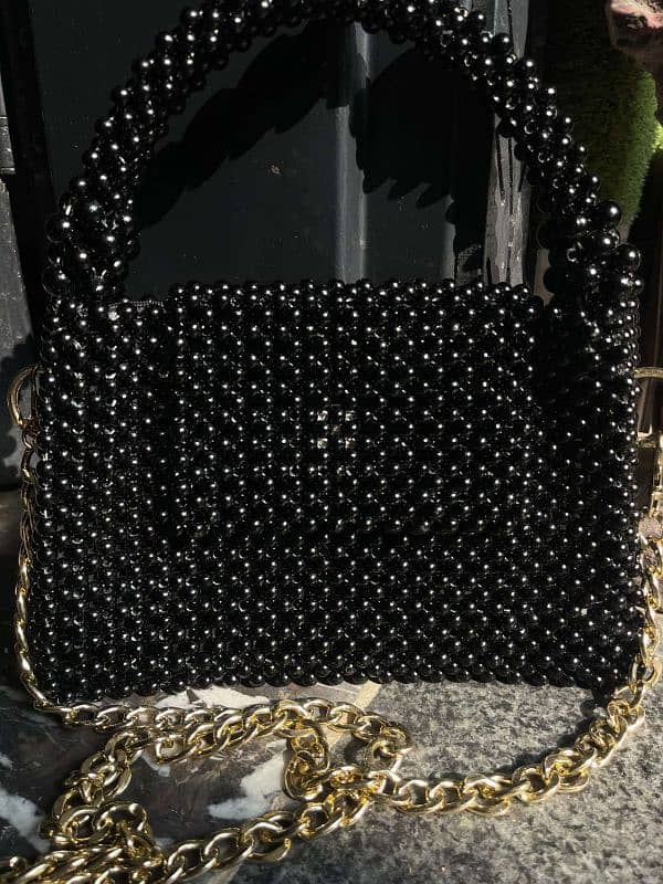 Pearls and crystal bags 4