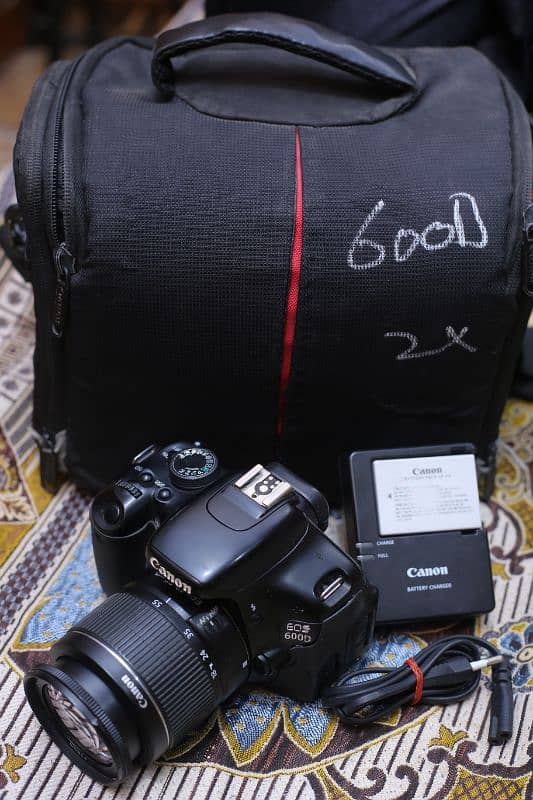 Canon 600d with 18/55mm lens 1