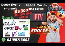 300/month 4K IPTV Live Channels,Movies and Series ,sports package