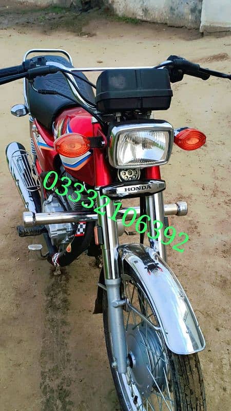 Honda CG 125 Bike For Sale. 03332106392 1