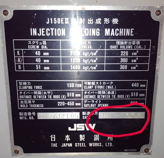 injecting moulding setup sale 1