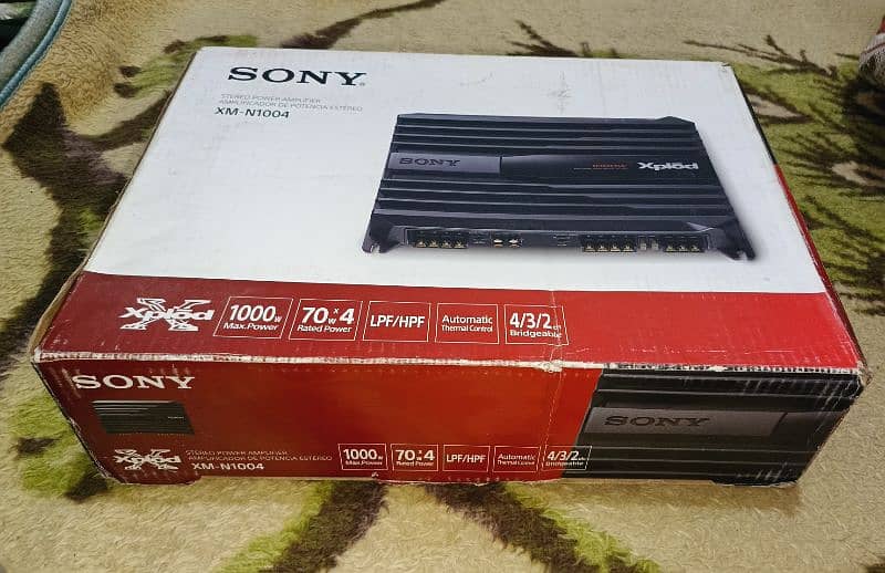 SONY XPlod Car Amplifier 1