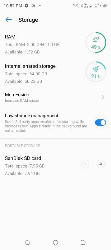 4gb Rem 64 gb memory 1