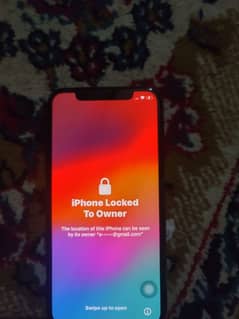 iPhone X's iCloud lock