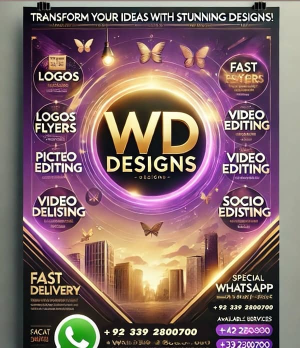 graphic design Services Logos, Flyers, Editing,social media marketing 1