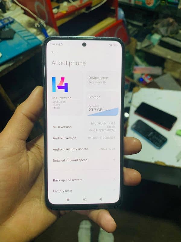 REDMI NOTE 10 4+128 GB NO OPEN NO REPAIR SATH ORIGINAL CHARGE VI HA 3