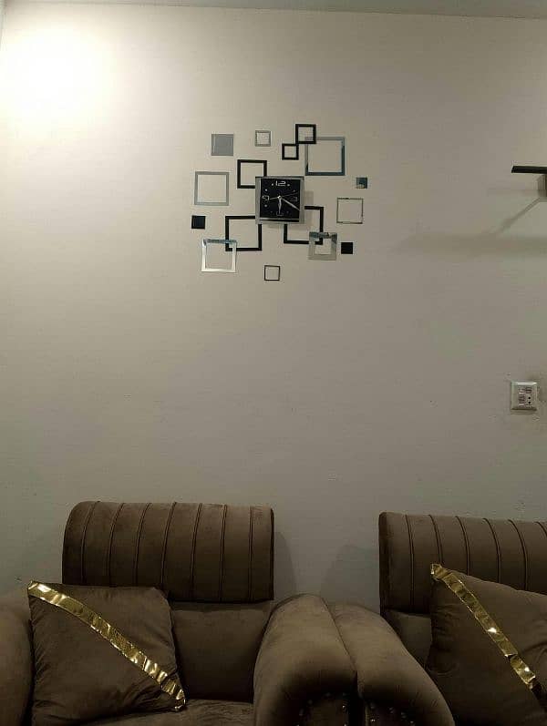 Stylish 3D wall clock 5