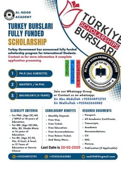 Turkey Bursalari Scholarship