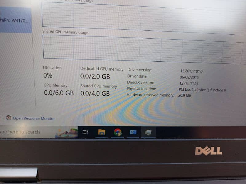 Dell laptop for sale price 55000 prefried for video editors 8