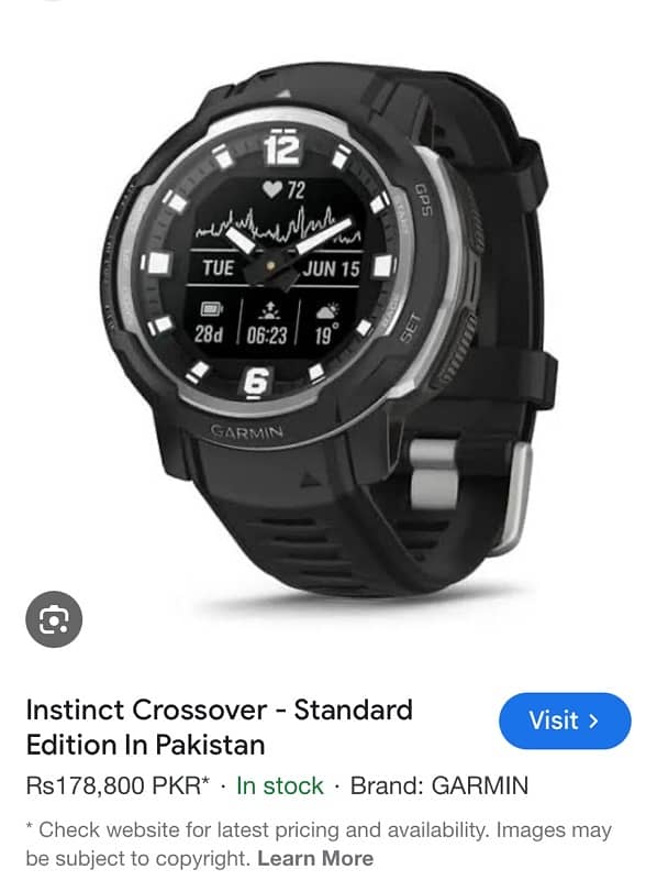 Garmin Instinct Crossover Standard 0