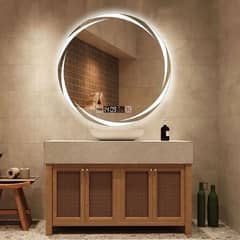 looking mirror with led light