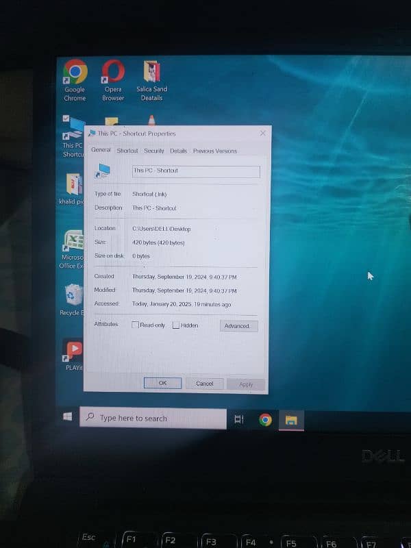 Dell Laptop Corei5 touch 7