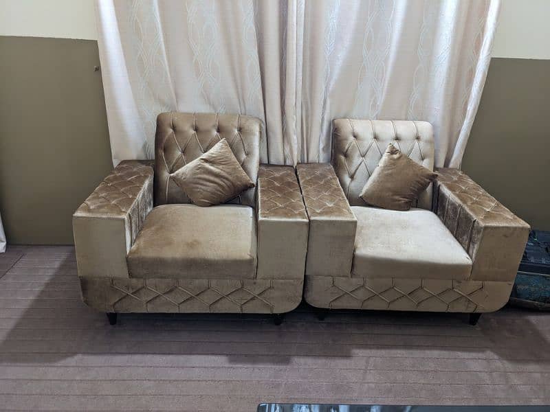 7 seater Sofa set slightly used 1