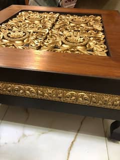 New Designer Center Table Golden