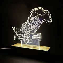 Map Table Lamp