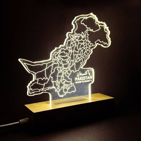 Map Table Lamp 3