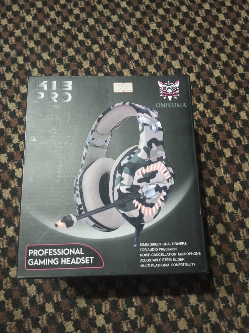 ONIKUMA Gaming Headset K1B -PRO Stereo Gaming Headset Soft Breathing 0