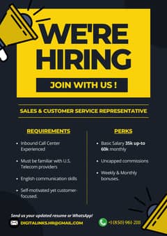 Sales Representative & Social Media Representative