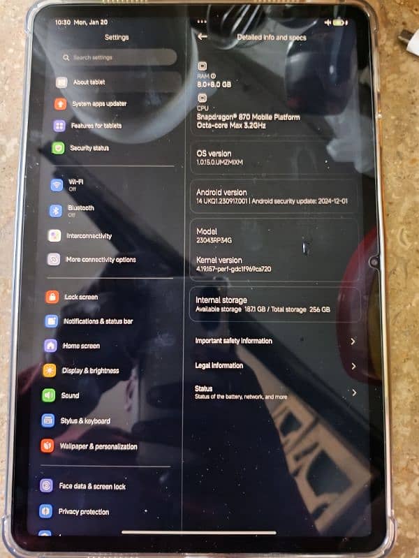 Xiaomi pad 6 8GB 256GB 7