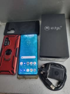 Motorola edge plus with box + cover official PTA