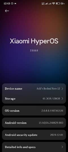 redmi note 12. . . 6+6/128