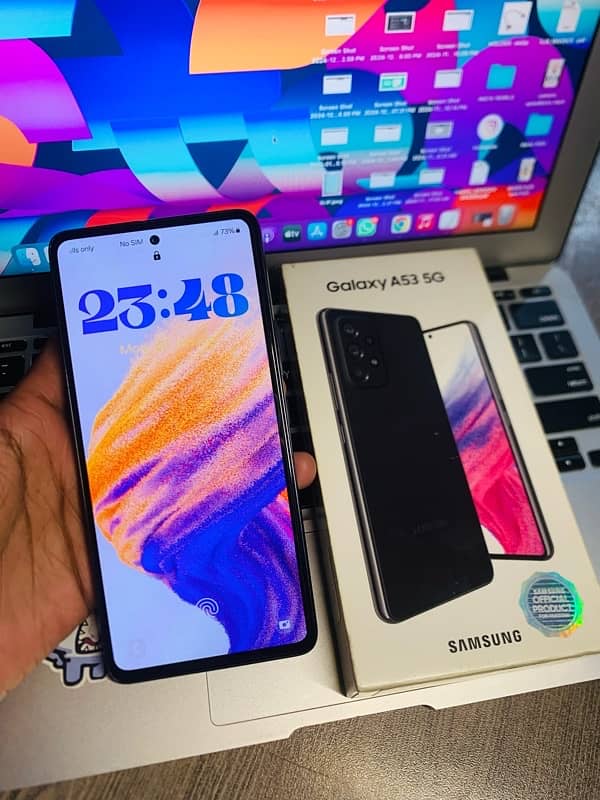 SAMSUNG GALAXY A53 5G WITH BOX OFFICIAL PTA 1