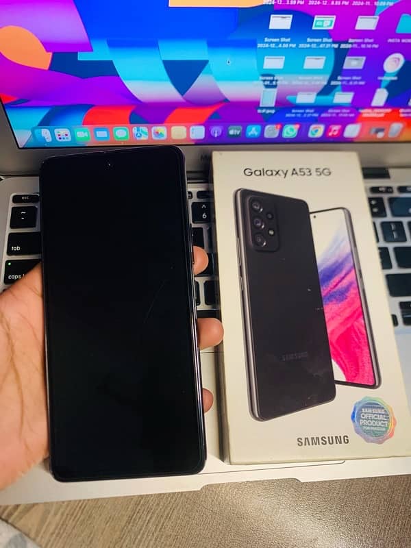 SAMSUNG GALAXY A53 5G WITH BOX OFFICIAL PTA 9