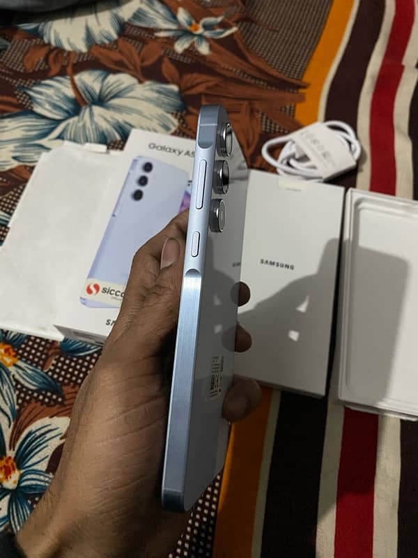 galaxy a55 5g just box open 8gb ram 256gbrom 2