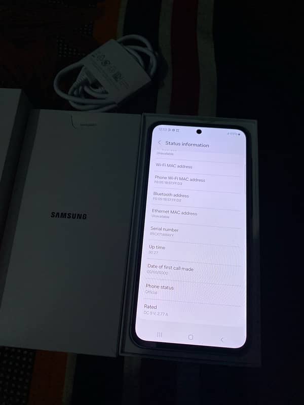 galaxy a55 5g just box open 8gb ram 256gbrom 4