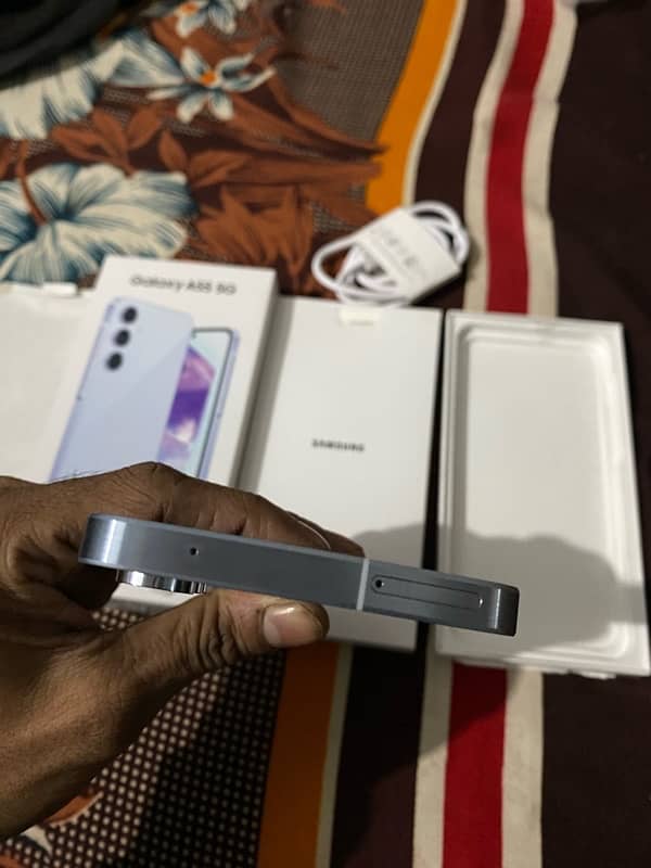 galaxy a55 5g just box open 8gb ram 256gbrom 5