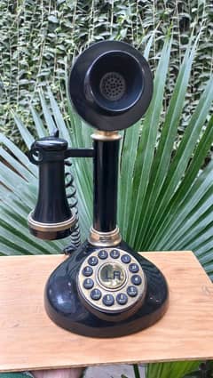 vintage long neck telephone