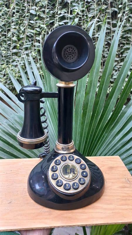 vintage long neck telephone 0