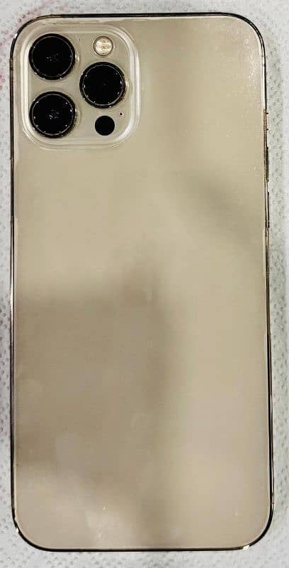 iphone 12 pro max PTA  golden 256 6