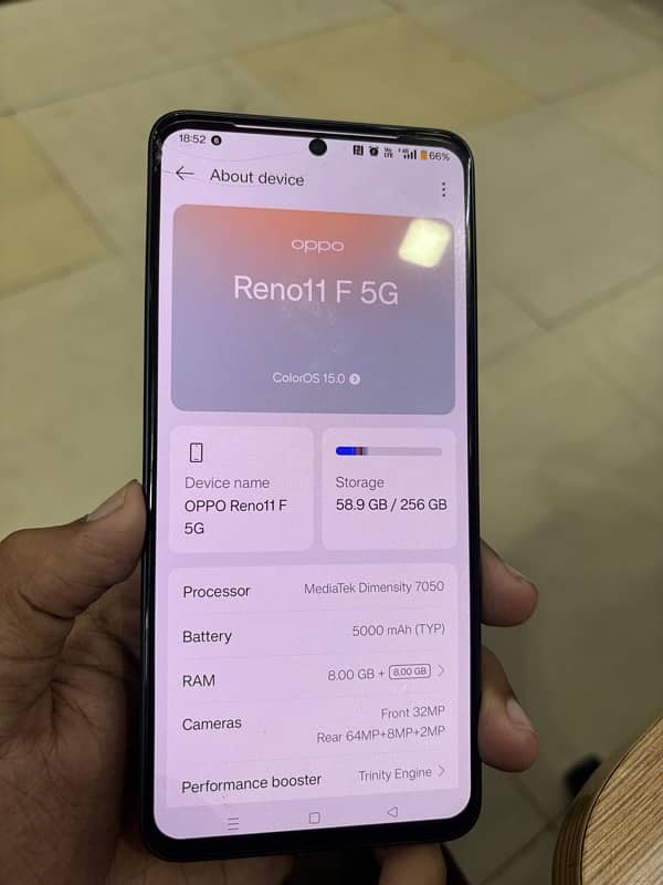 OPPO RENO 11 F 5G BRAND NEW EXCHANGE POSSIBLE 7