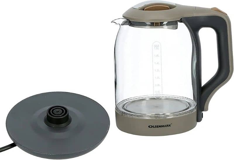 Olsenmark OMK2394 Illuminating Glass Kettle 4