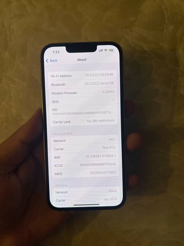 iphone 13 pro 256gb factory unlock sim glitch exchange possible 2