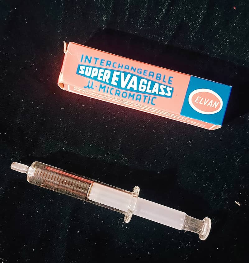 Vintage Glass Syringes Made in 1945-65 in Itlay Soviet Union (UNICEF) 1