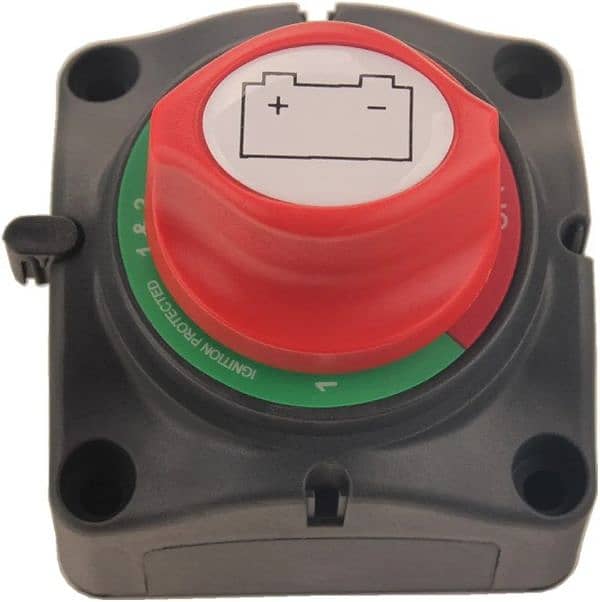 Dual Battery Selector Switch 1-2-Both-Off Selector 1