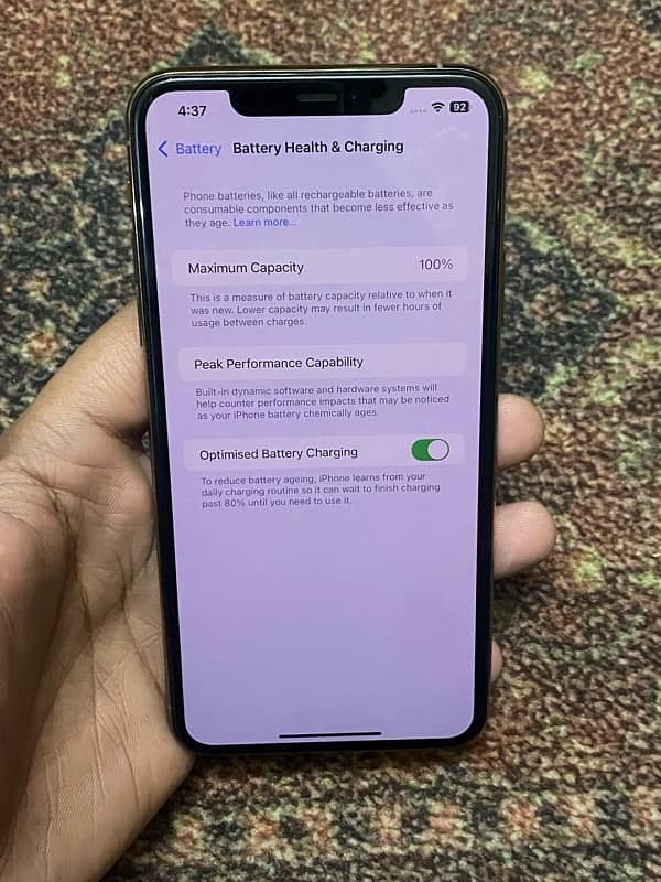 IPhone 11pro Max Nonpta (lush con. )(sim time ava)WhatsApp(03274117805) 12