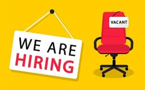 2 Vacancies| Male & Female Required