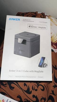 100% ORIGINAL ANKAR 3-in-1 cube with magsafe just box opn hai