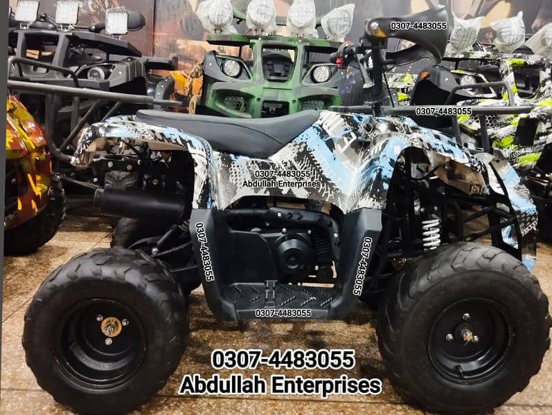 Dubai import Square light jeep 110cc  ATV Quad Bike 4 Wheeler for sale 1