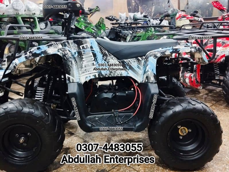 Dubai import Square light jeep 110cc  ATV Quad Bike 4 Wheeler for sale 2