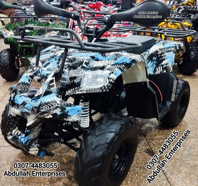 Dubai import Square light jeep 110cc  ATV Quad Bike 4 Wheeler for sale 5