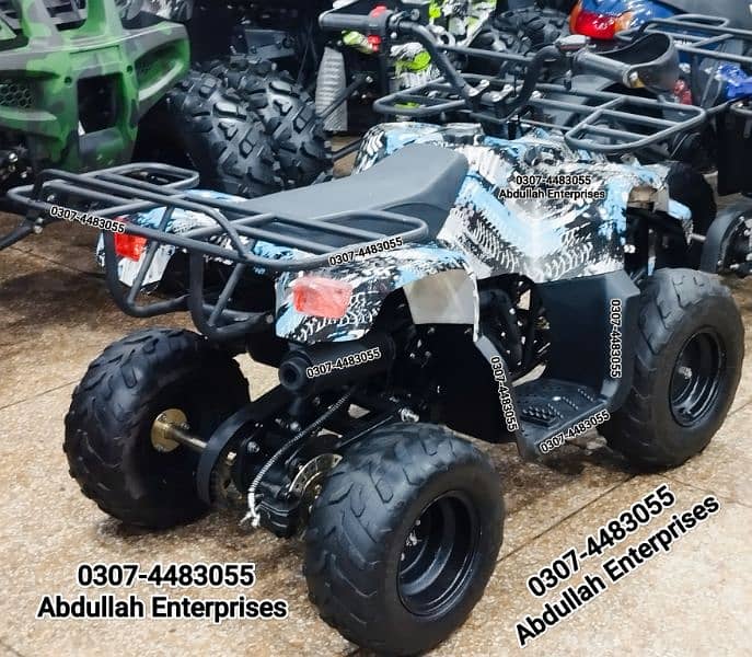 Dubai import Square light jeep 110cc  ATV Quad Bike 4 Wheeler for sale 7