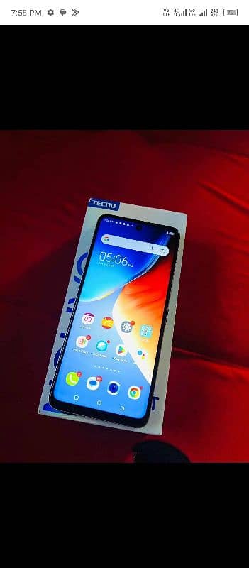 tecno camon 18t all ok finger phe ok ha 4 +128 GB complete saman ha 7