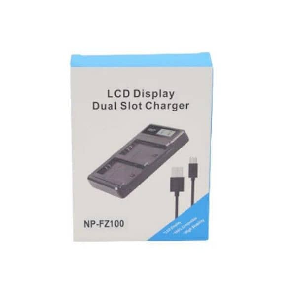 Sony FZ100 LCD Dual USB Battery Charger For Sony 1