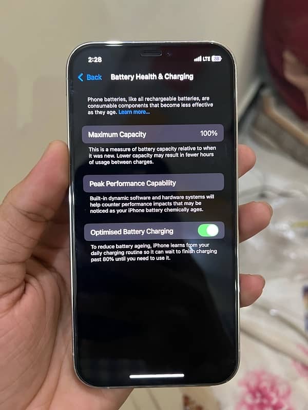 iPhone 12 pro pta approved 100% health b 4