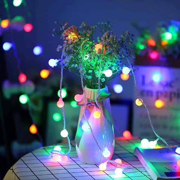 Fulighture 16ft 40 LED USB Powered Globe String Lights 1