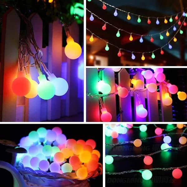 Fulighture 16ft 40 LED USB Powered Globe String Lights 6